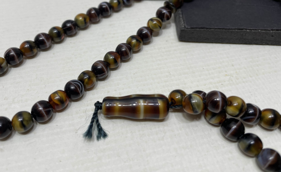 OSMANLI DÖNEMİ NADİR RENKTE BEYKOZ NAMAZ TESPİHİ