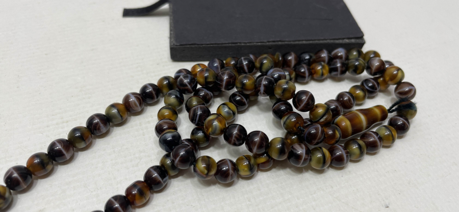 OSMANLI DÖNEMİ NADİR RENKTE BEYKOZ NAMAZ TESPİHİ