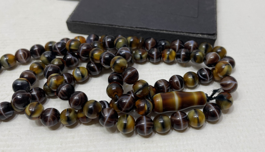 OSMANLI DÖNEMİ NADİR RENKTE BEYKOZ NAMAZ TESPİHİ