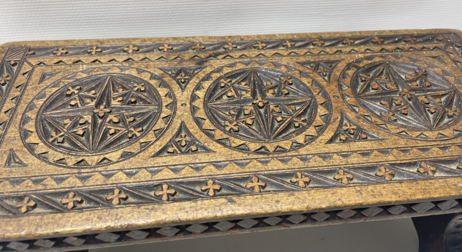 OSMANLI OYMACILIK SANATININ EN İYİ ÖRNEKLERİNDEN - OSMANLI AHŞAP OTURAK