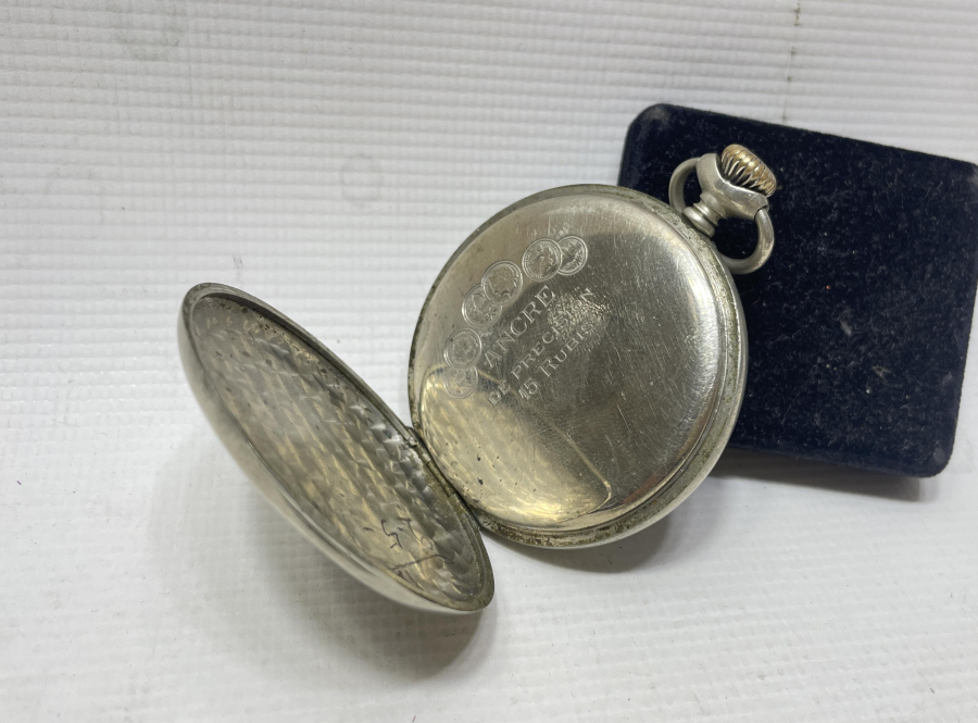 TCDD İÇİN ÖZEL YAPILMIŞ KURMALI ANTİKA CEP SAATİ