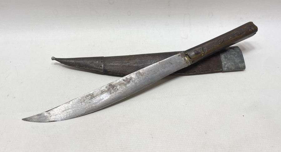 ÜZERİ ALTIN ÇAKMA İŞÇİLİKLİ OSMANLI DÖNEMİ KUŞAK KAMASI