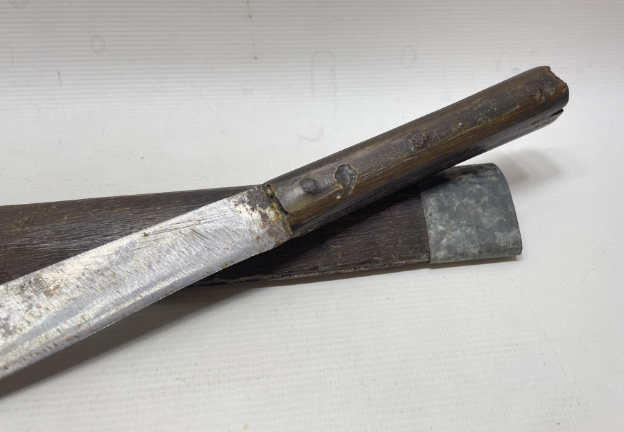 ÜZERİ ALTIN ÇAKMA İŞÇİLİKLİ OSMANLI DÖNEMİ KUŞAK KAMASI