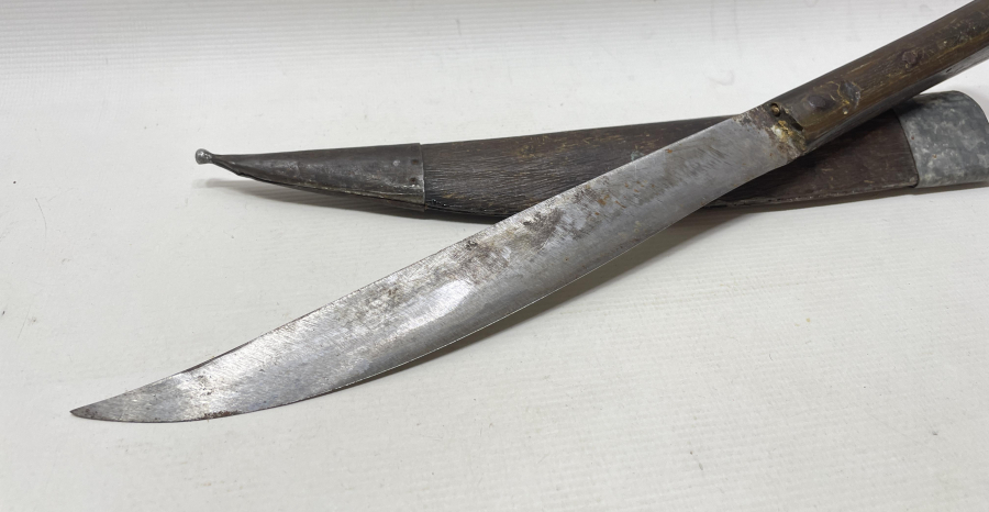 ÜZERİ ALTIN ÇAKMA İŞÇİLİKLİ OSMANLI DÖNEMİ KUŞAK KAMASI