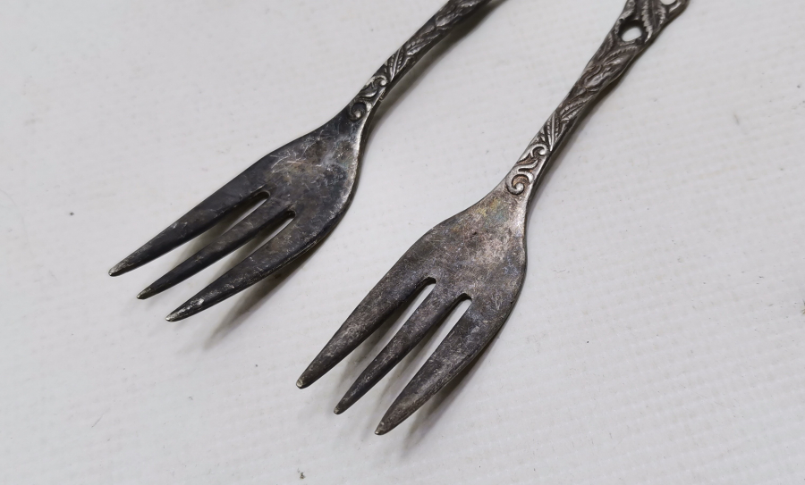 ANTİKA GÜMÜŞ ÇİFT ÇATAL