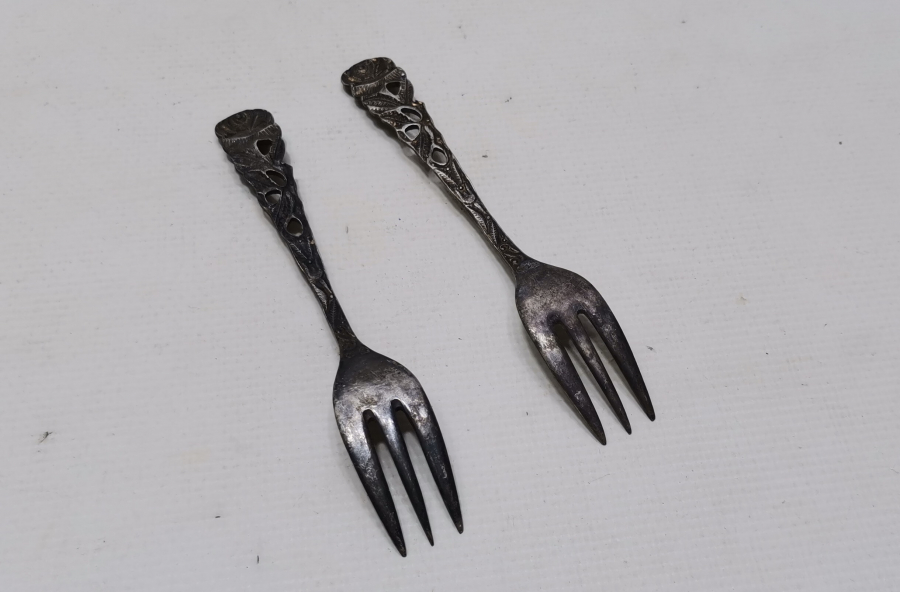 ANTİKA GÜMÜŞ ÇİFT ÇATAL