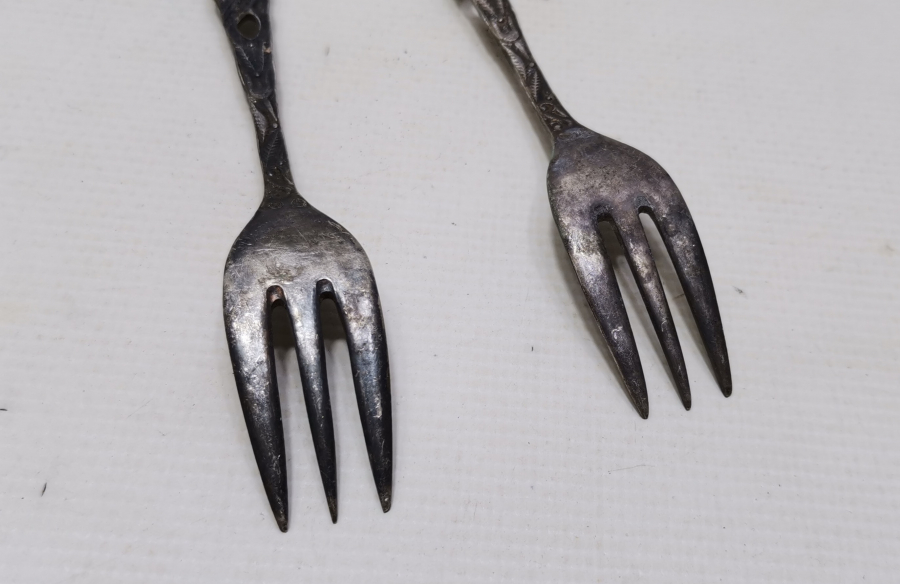 ANTİKA GÜMÜŞ ÇİFT ÇATAL