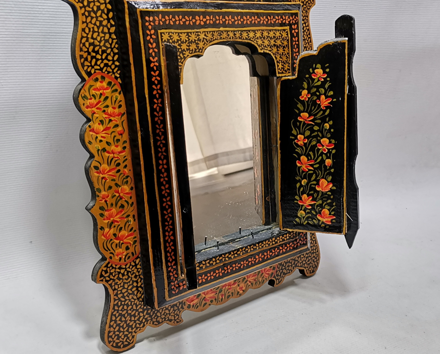 EL BOYAMA BÜYÜK BOY ANTİKA GELİN AYNASI