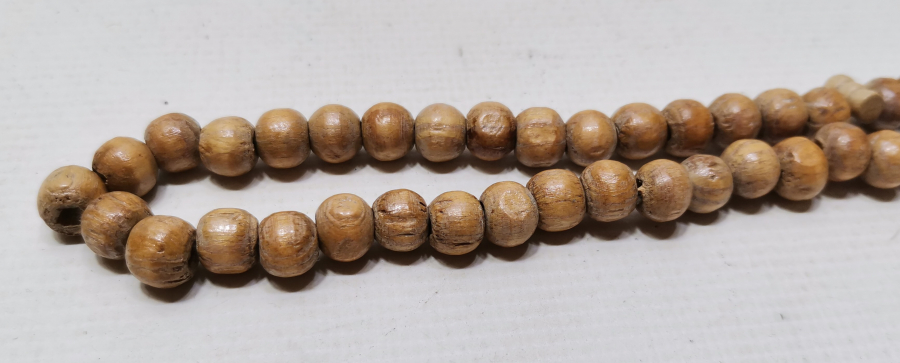 İÇİNDE KABE-İ ŞERİF GÖRSELİ BULUNAN MİKRO RESİMLİ ANTİKA NAMAZ TESPİHİ