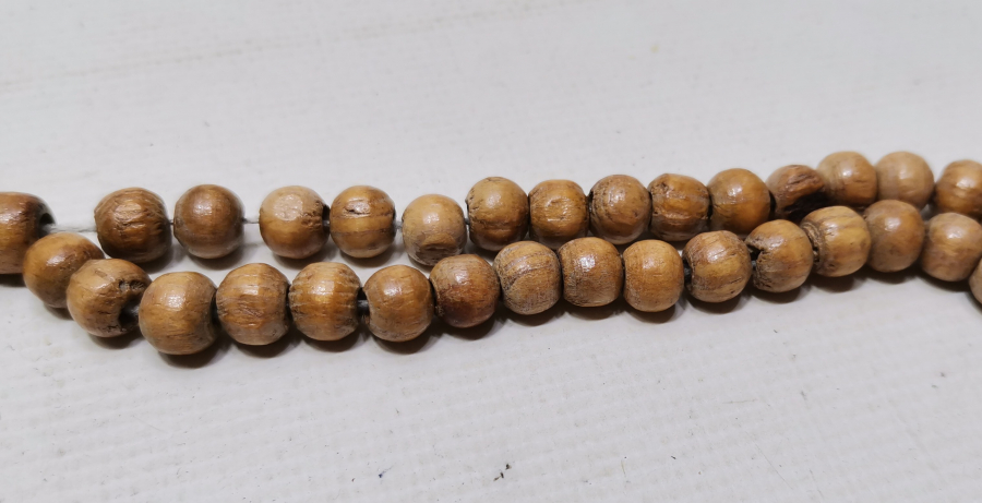 İÇİNDE KABE-İ ŞERİF GÖRSELİ BULUNAN MİKRO RESİMLİ ANTİKA NAMAZ TESPİHİ