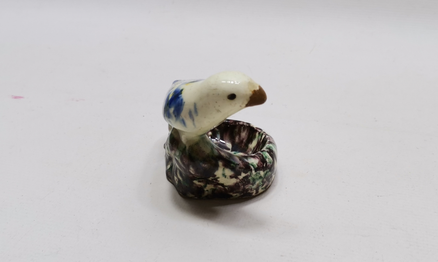 KÜTAHYA İŞİ EL BOYAMA KUŞ FİGÜRÜ