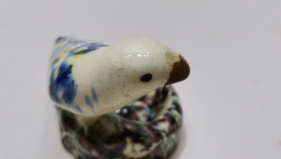 KÜTAHYA İŞİ EL BOYAMA KUŞ FİGÜRÜ