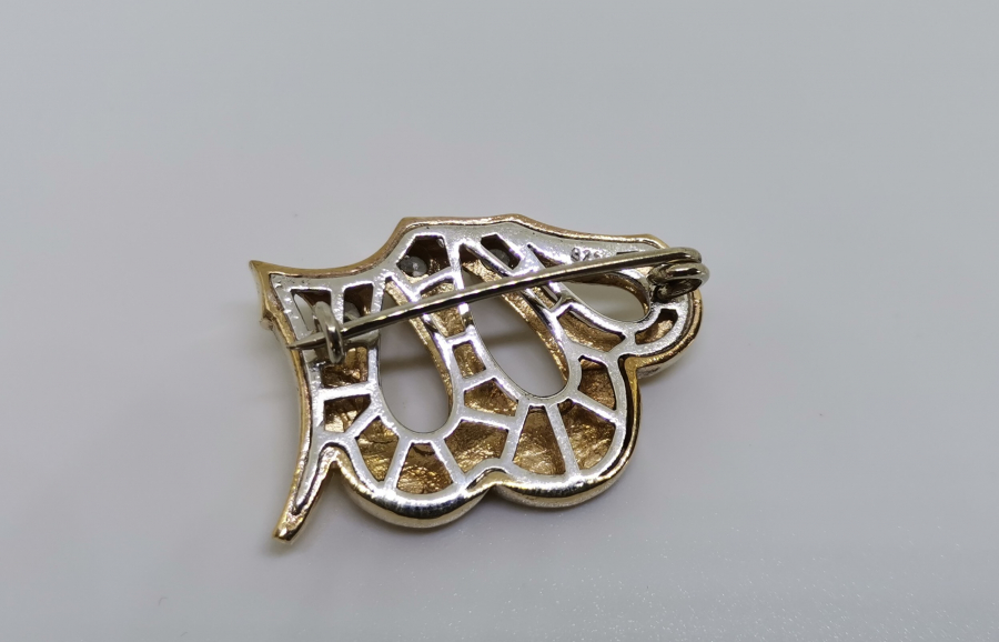 MARGAZİT TAŞLI ALLAH YAZILI GÜMÜŞ BROŞ