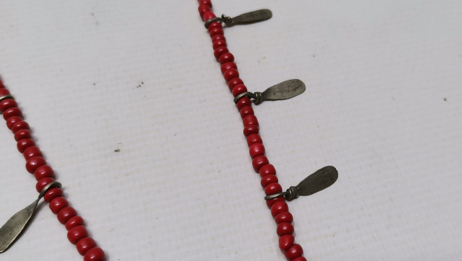 MERCAN TAŞLI ANTİKA GERDANLIK