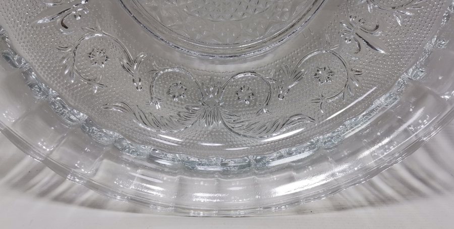 OSMANLI DÖNEMİ AY YILDIZLI KRİSTAL KESME JARDİNYER - MEYVELİK