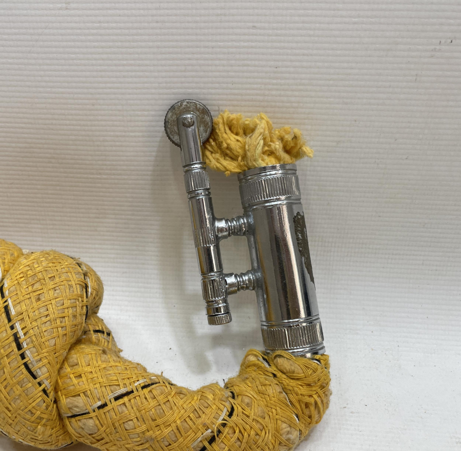 OSMANLI DÖNEMİ ÇİL KONDİSYONDA NADİR HALATLI ÇAKMAK