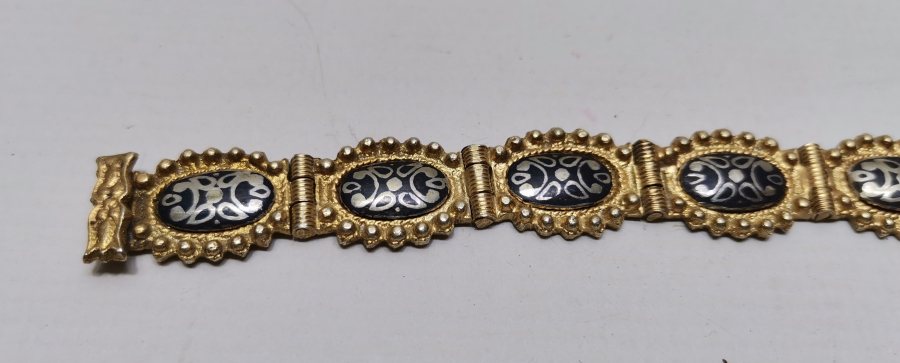 OSMANLI DÖNEMİ ERMENİ İŞİ KULLANILMAMIŞ SAVATLI GÜMÜŞ BİLEKLİK