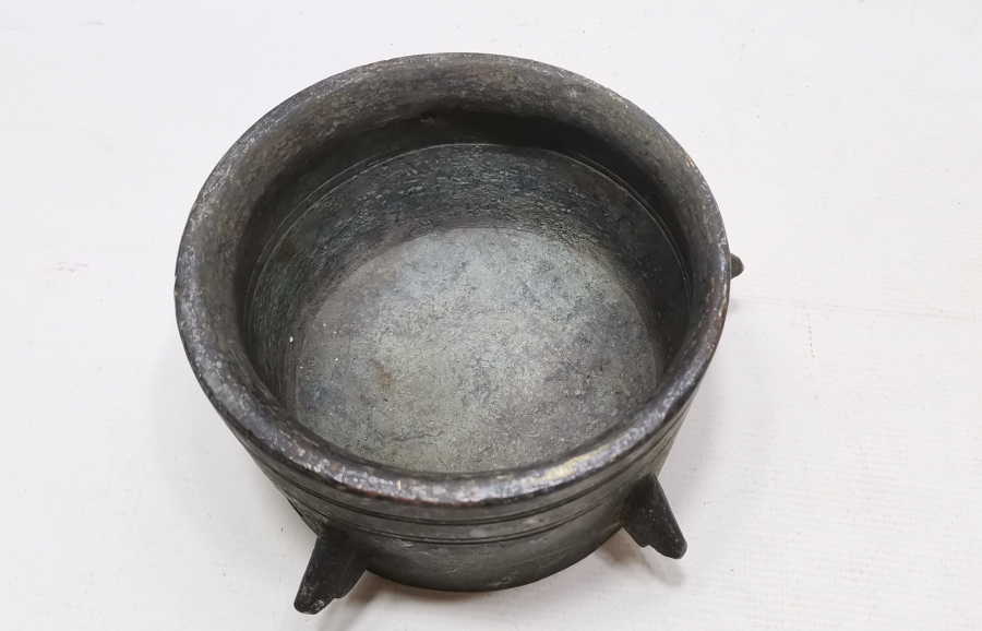 OSMANLI DÖNEMİ NADİR FORMDA İĞNELİ BRONZ HAVAN