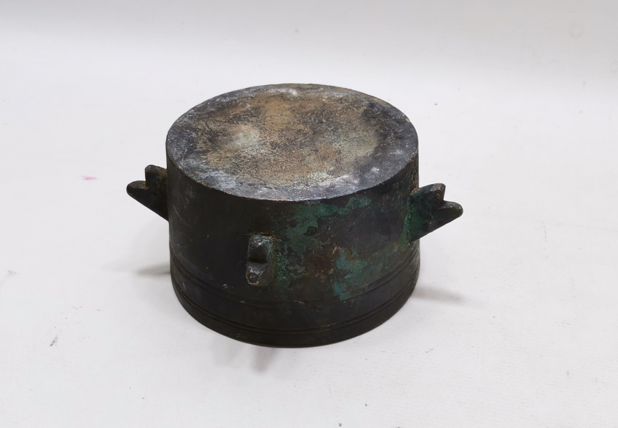 OSMANLI DÖNEMİ NADİR FORMDA İĞNELİ BRONZ HAVAN