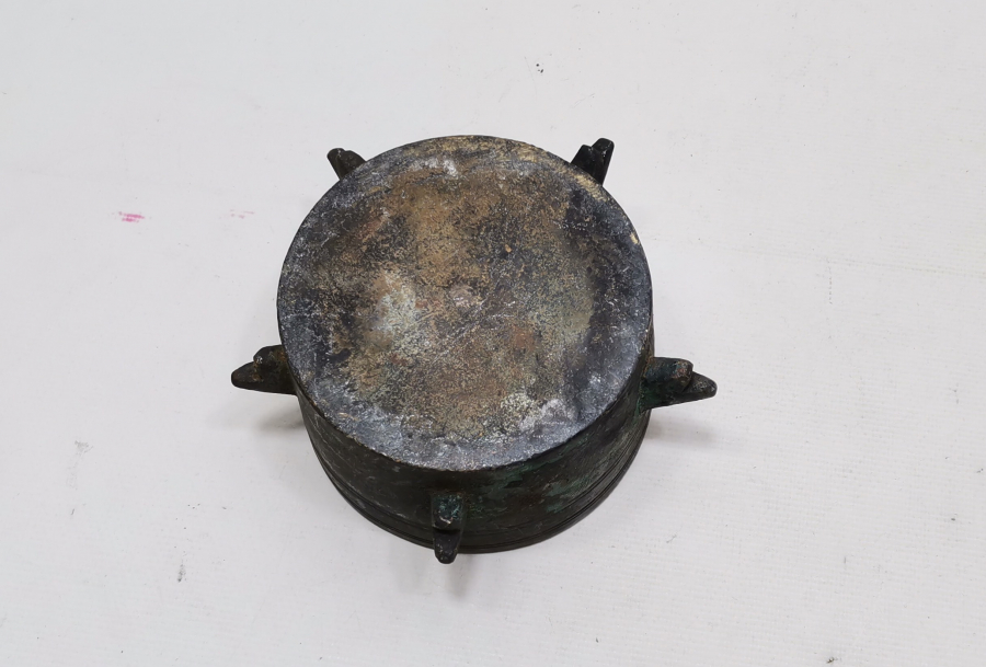 OSMANLI DÖNEMİ NADİR FORMDA İĞNELİ BRONZ HAVAN