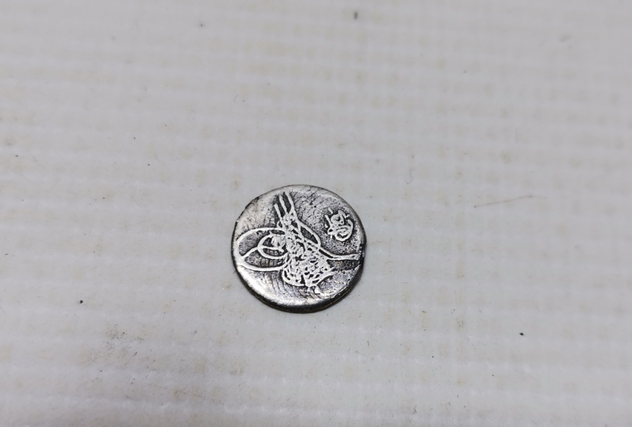 OSMANLI GÜMÜŞ TIRTIKLANMIŞ PARA - YARIM KURUŞ