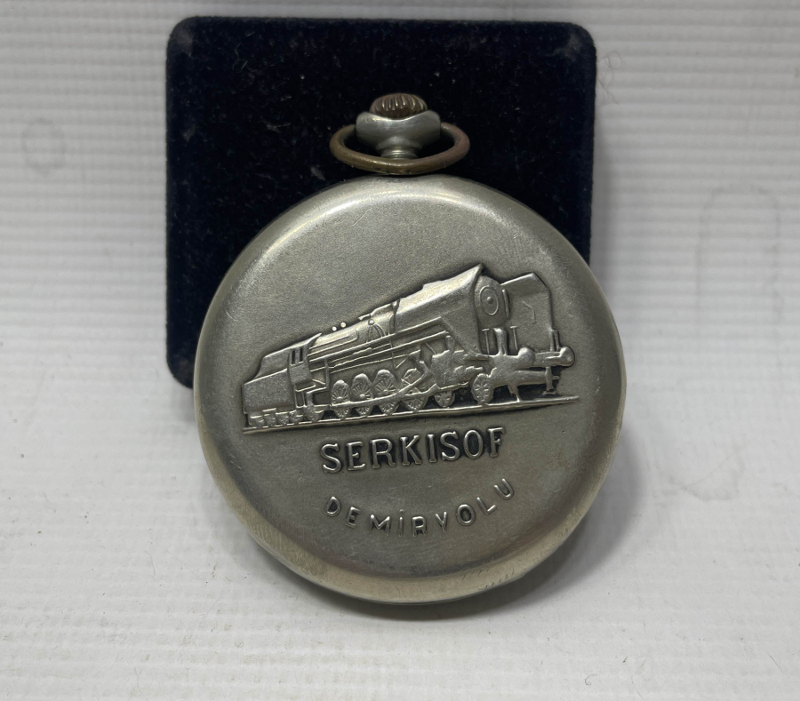 PARÇALIK YADA DEKORLUK ANTİKA KURMALI CEP SAATİ