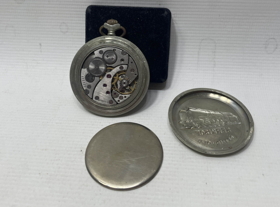 PARÇALIK YADA DEKORLUK ANTİKA KURMALI CEP SAATİ