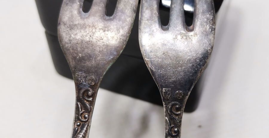 ANTİKA GÜMÜŞ ÇİFT ÇATAL