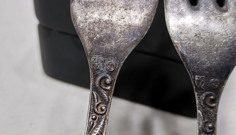 ANTİKA GÜMÜŞ ÇİFT ÇATAL