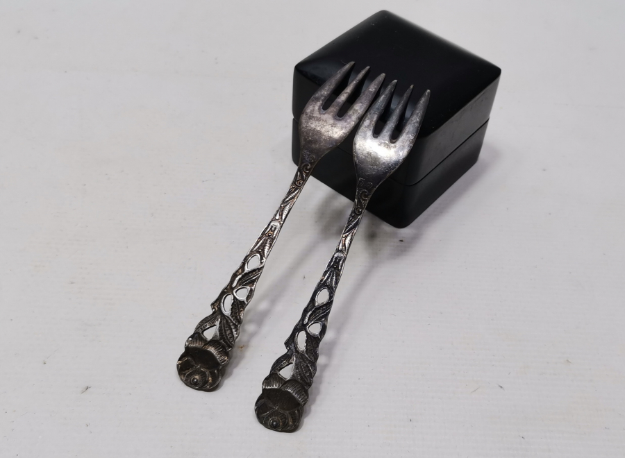 ANTİKA GÜMÜŞ ÇİFT ÇATAL