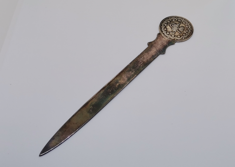 ANTİKA GÜMÜŞ ZARF AÇACAĞI