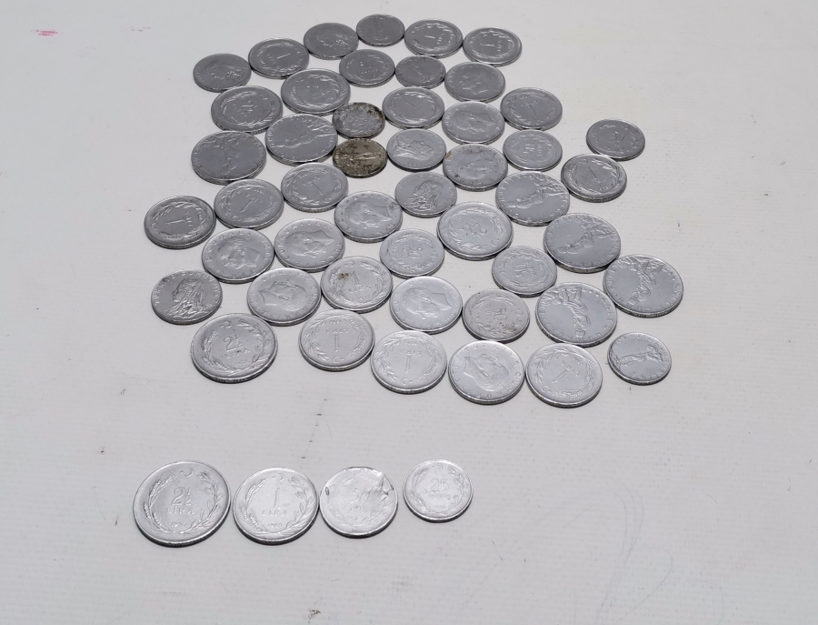 ANTİKA METAL PARA LOTU 