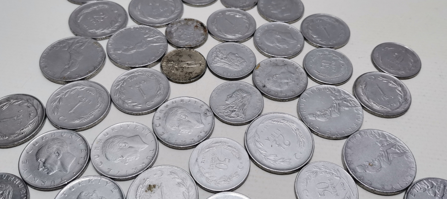 ANTİKA METAL PARA LOTU 