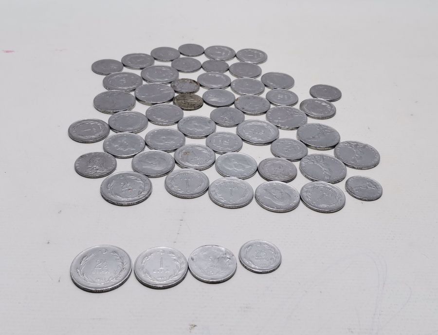 ANTİKA METAL PARA LOTU 