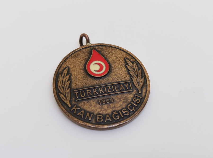 ANTİKA MİNELİ KAN BAĞIŞÇISI MADALYASI