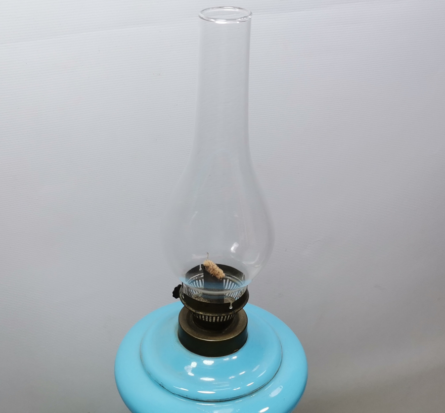 DEV BOYDA ANTİKA GAZ LAMBASI