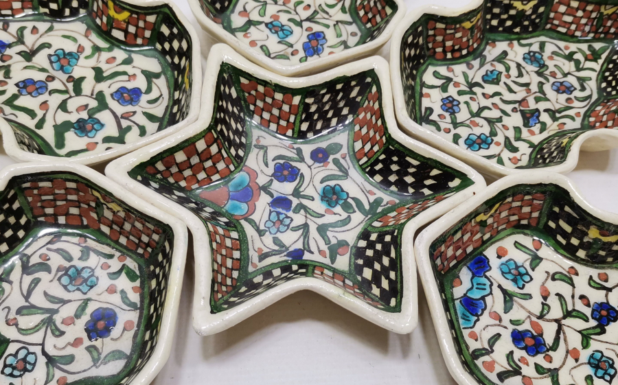 EL BOYAMA ANTİKA KÜTAHYA İKRAMLIK TAKIMI