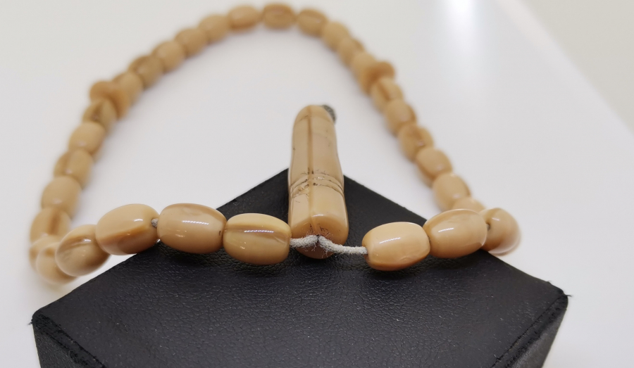 NADİR RENKTE OSMANLI DÖNEMİ BEYKOZ TESPİH