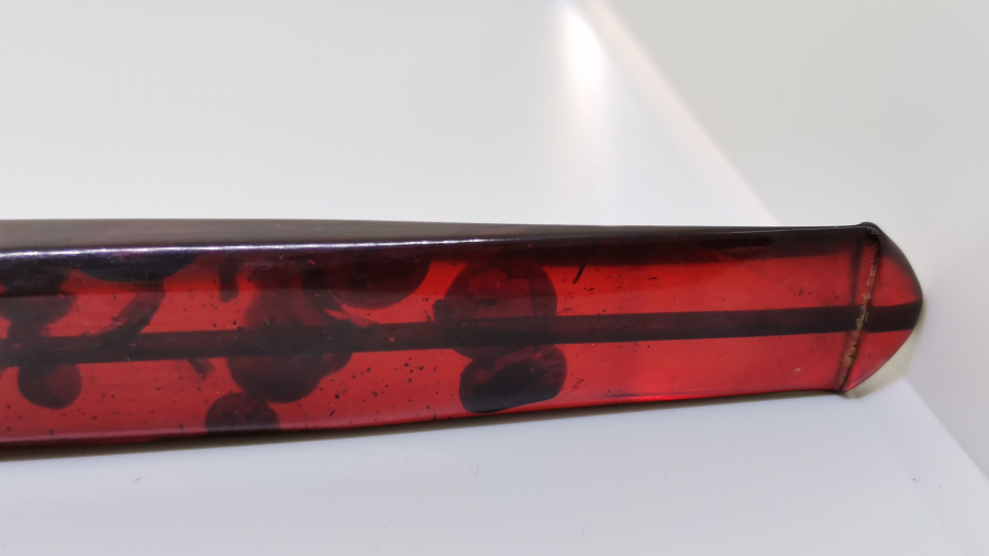 OSMANLI DÖNEMİ ORJİNAL KUTUSUNDA ÇOK NADİR BÜYÜK BOY ATEŞ KEHRİBARI AĞIZLIK