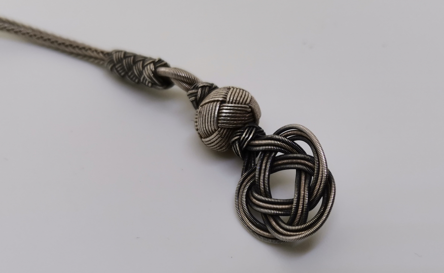 SAF GÜMÜŞTEN MAMUL TRABZON İŞİ TESPİH PÜSKÜLÜ - KAZAZİYE