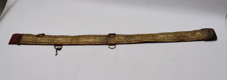 SIRMA İŞÇİLİKLİ OSMANLI DÖNEMİ SUBAY KEMERİ