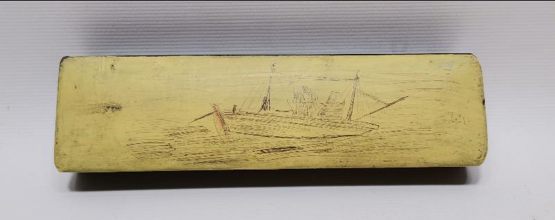 ANTİKA PAPIER MACHE KALEM KUTUSU