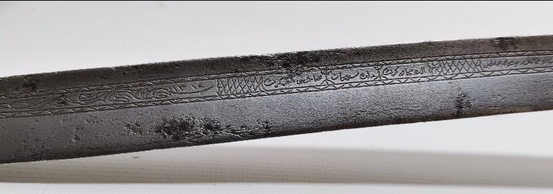 HER İKİ TARAFI DA OSMANLICA YAZILI ÇOK NADİR BURSA İŞİ YATAĞAN KILIÇ