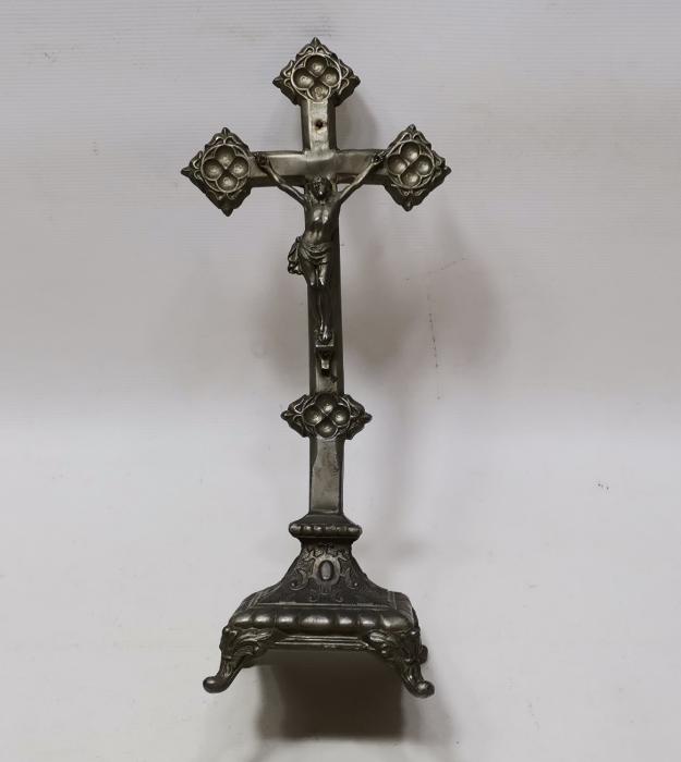 OSMANLI DÖNEMİ RUM İŞİ ÇARMIHA GERİLMİŞ HAZRETİ İSA HEYKELİ 