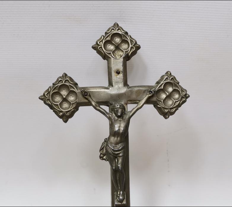 OSMANLI DÖNEMİ RUM İŞİ ÇARMIHA GERİLMİŞ HAZRETİ İSA HEYKELİ 