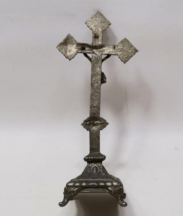 OSMANLI DÖNEMİ RUM İŞİ ÇARMIHA GERİLMİŞ HAZRETİ İSA HEYKELİ 