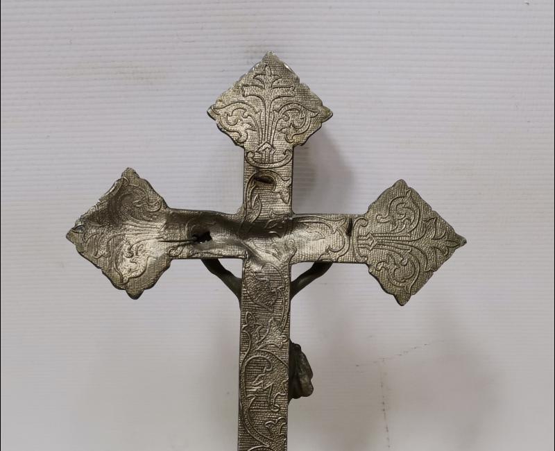 OSMANLI DÖNEMİ RUM İŞİ ÇARMIHA GERİLMİŞ HAZRETİ İSA HEYKELİ 