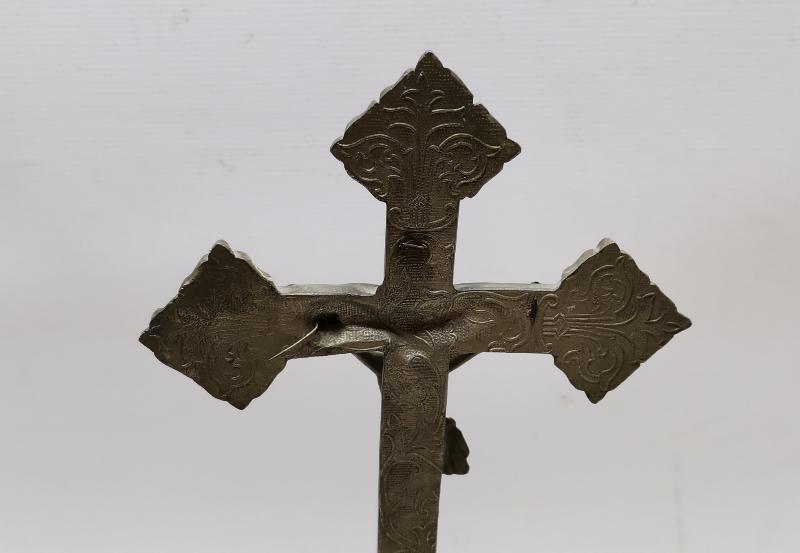 OSMANLI DÖNEMİ RUM İŞİ ÇARMIHA GERİLMİŞ HAZRETİ İSA HEYKELİ 