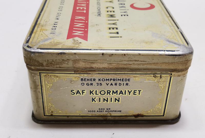 TÜRKİYE KIZILAY CEMİYETİ KLORMAİYET KİNİN KUTUSU