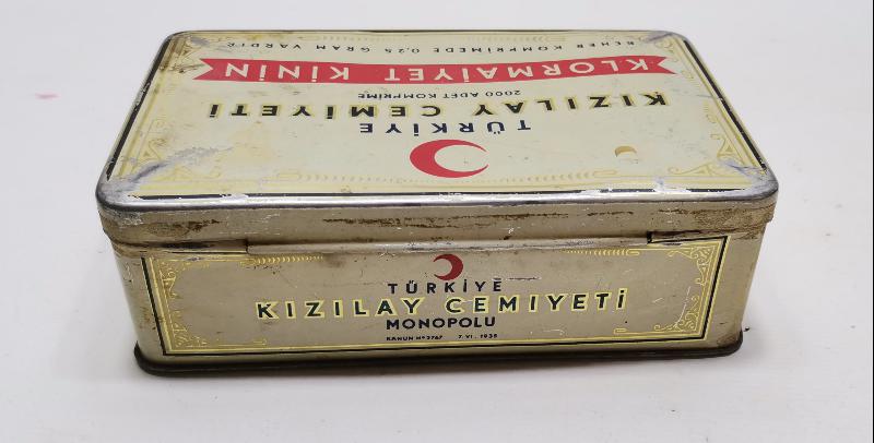 TÜRKİYE KIZILAY CEMİYETİ KLORMAİYET KİNİN KUTUSU